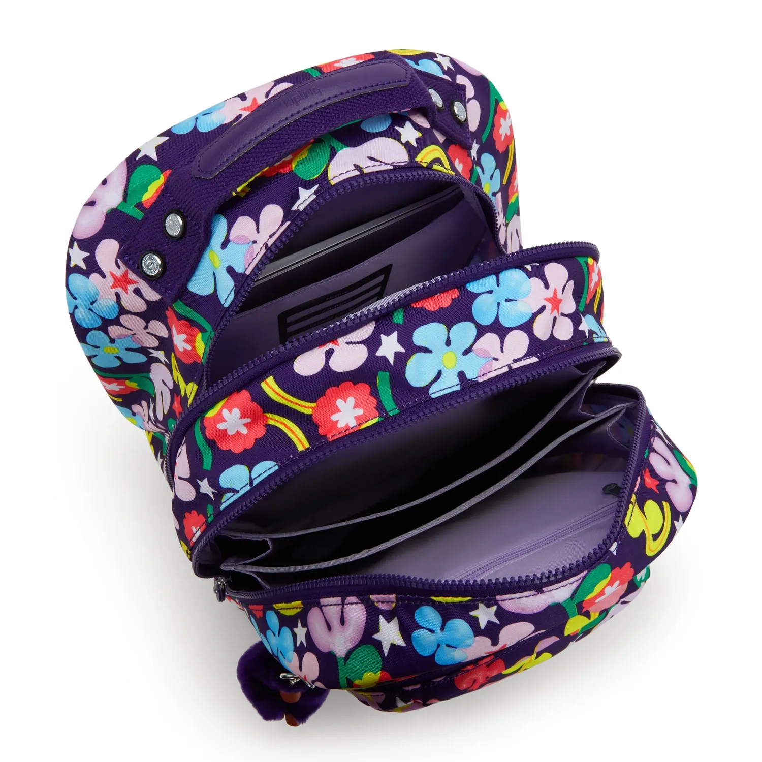 Kipling Class Room rugzak Groot Fairy Flower met laptopvak