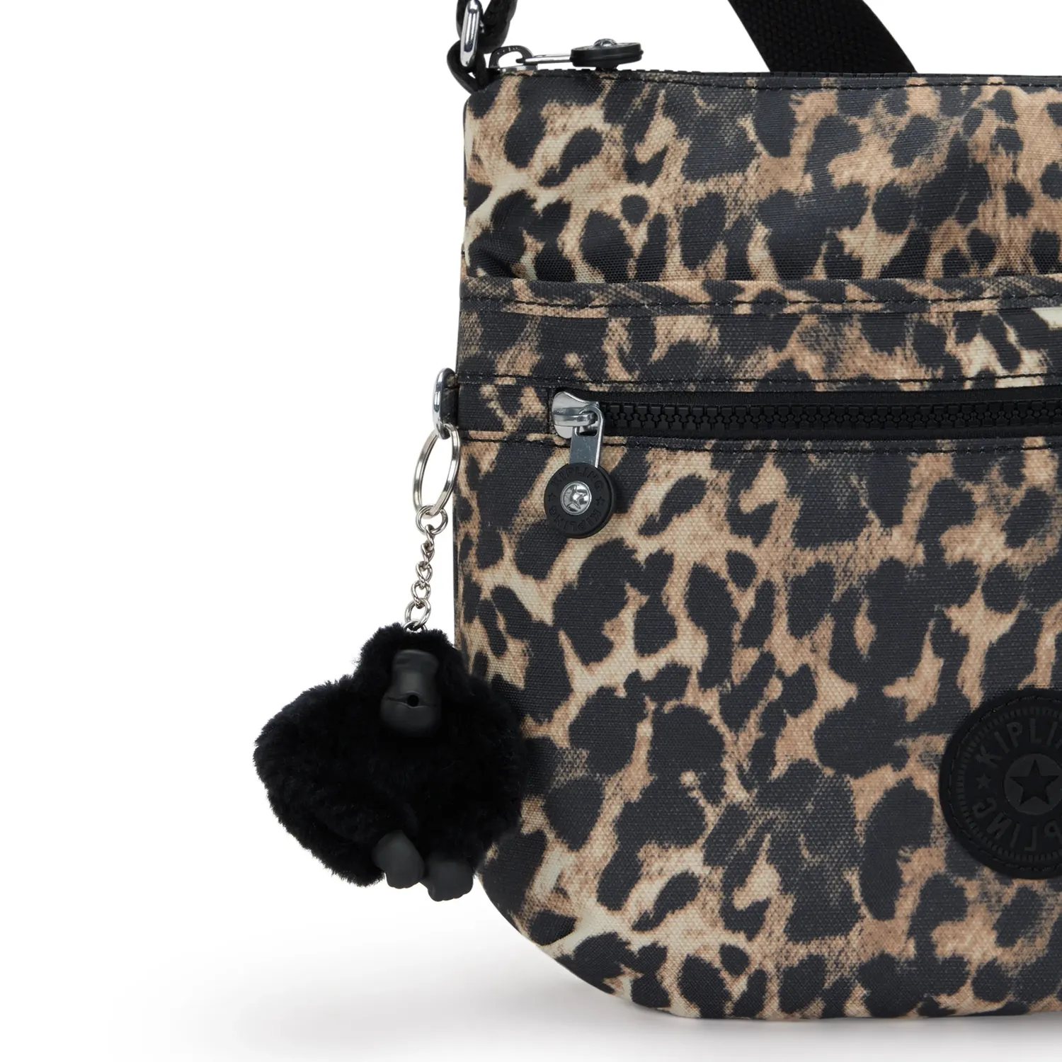 Kipling Arto crossbody tas Wild Leopard Medium dierenprint