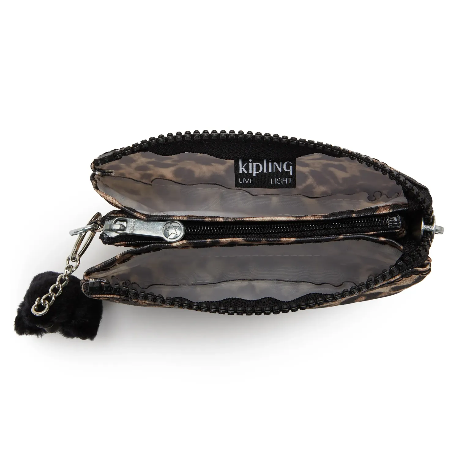Kipling Creativity S portemonnee Wild Leopard klein luipaardprint