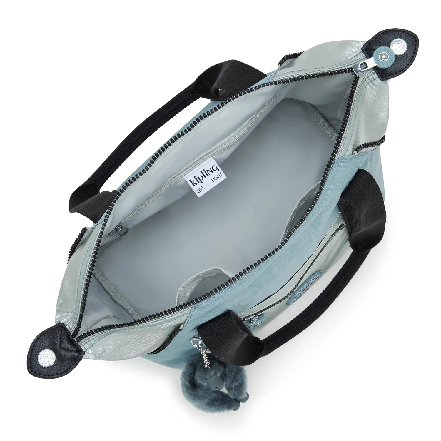 Kipling Art Mini schoudertas Relaxed Grey Block klein