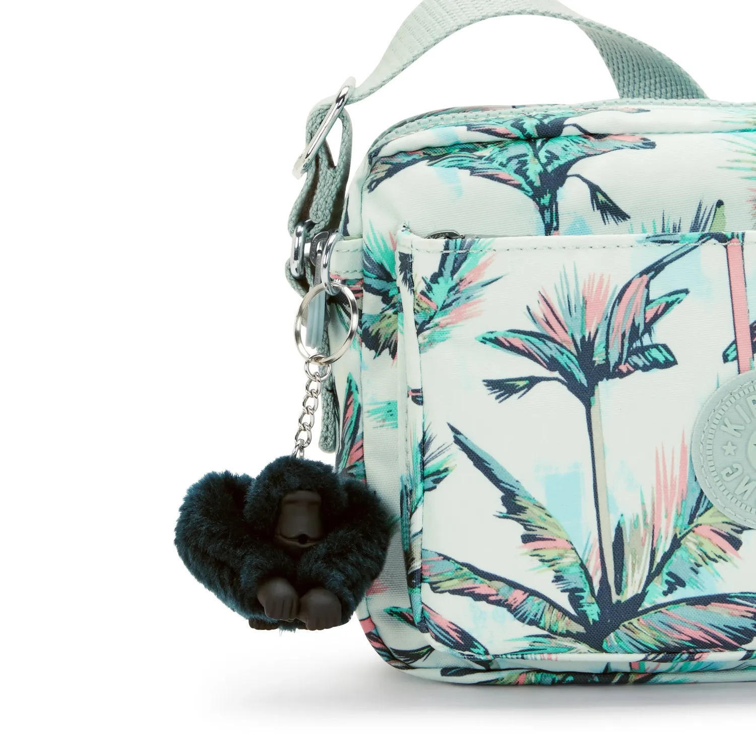 Kipling Abanu M crossbody tas Medium More Palm Trees print
