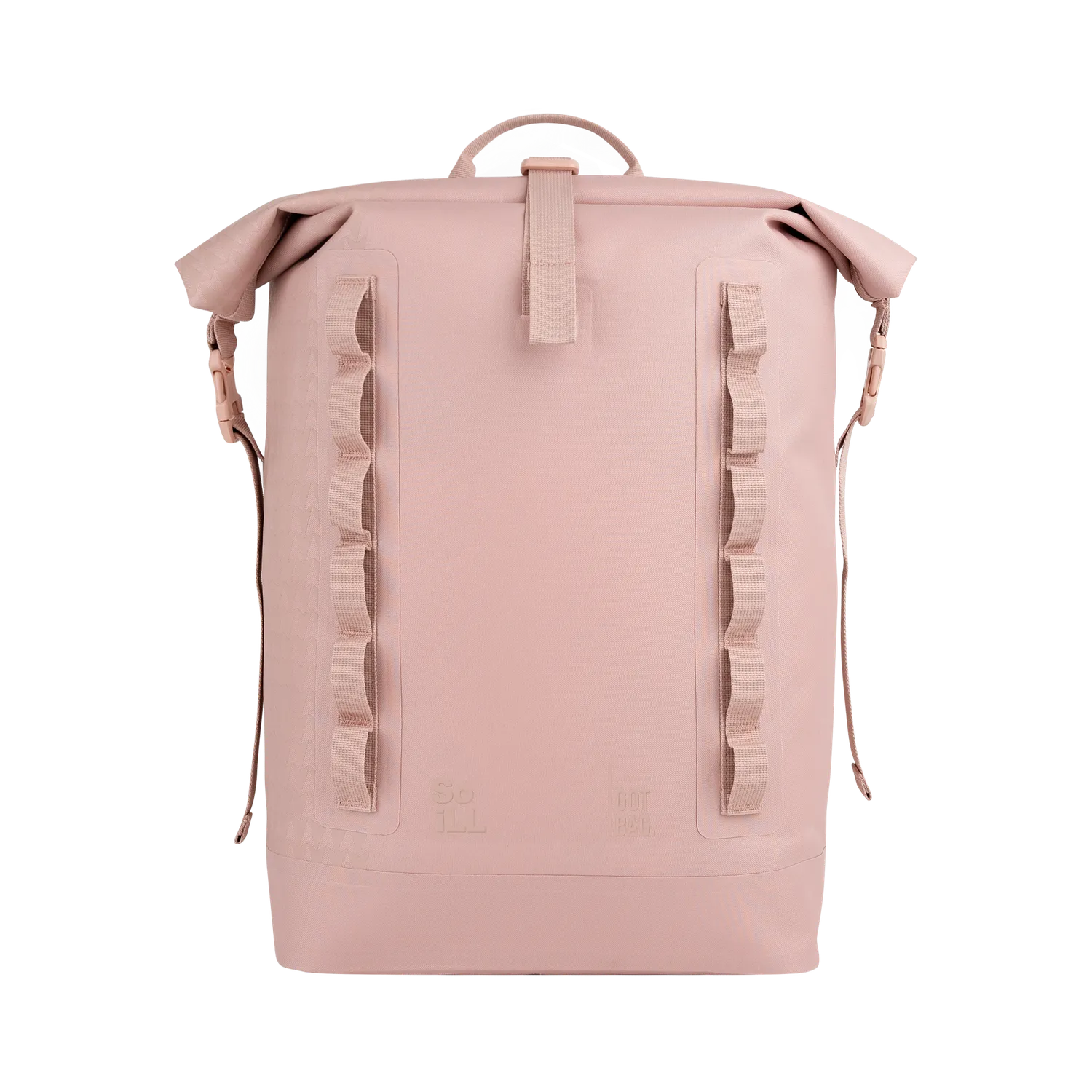 Got Bag Rolltop rugzak dirty pink uitrolbaar