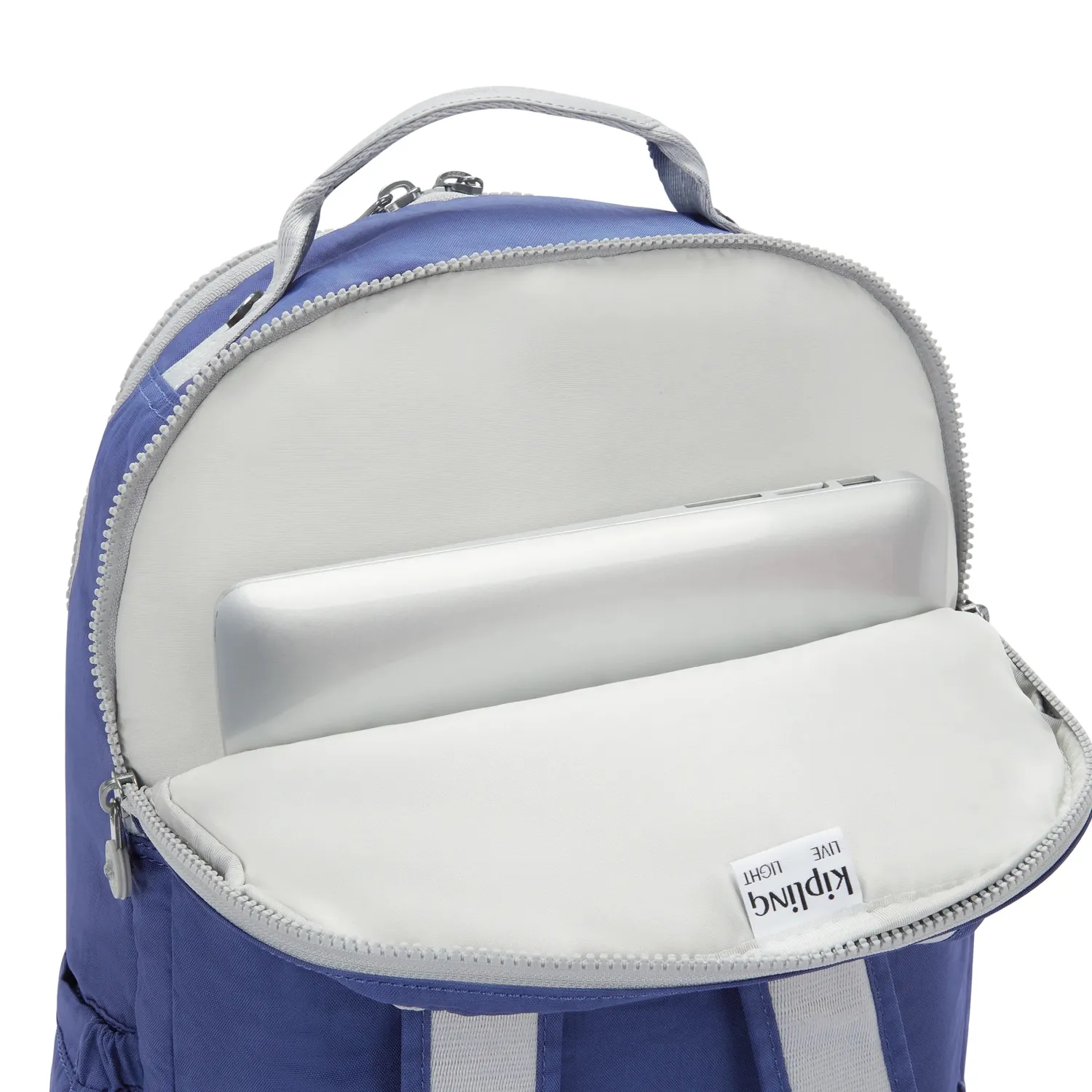 Kipling Seoul Lap rugzak Bottle Blue Combo groot 15 inch