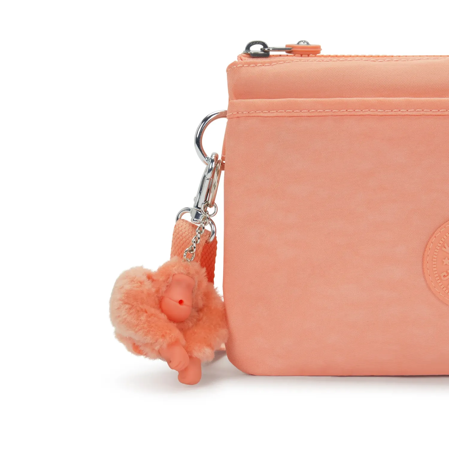 Kipling Riri crossbody klein Pinky Orange waterafstotend