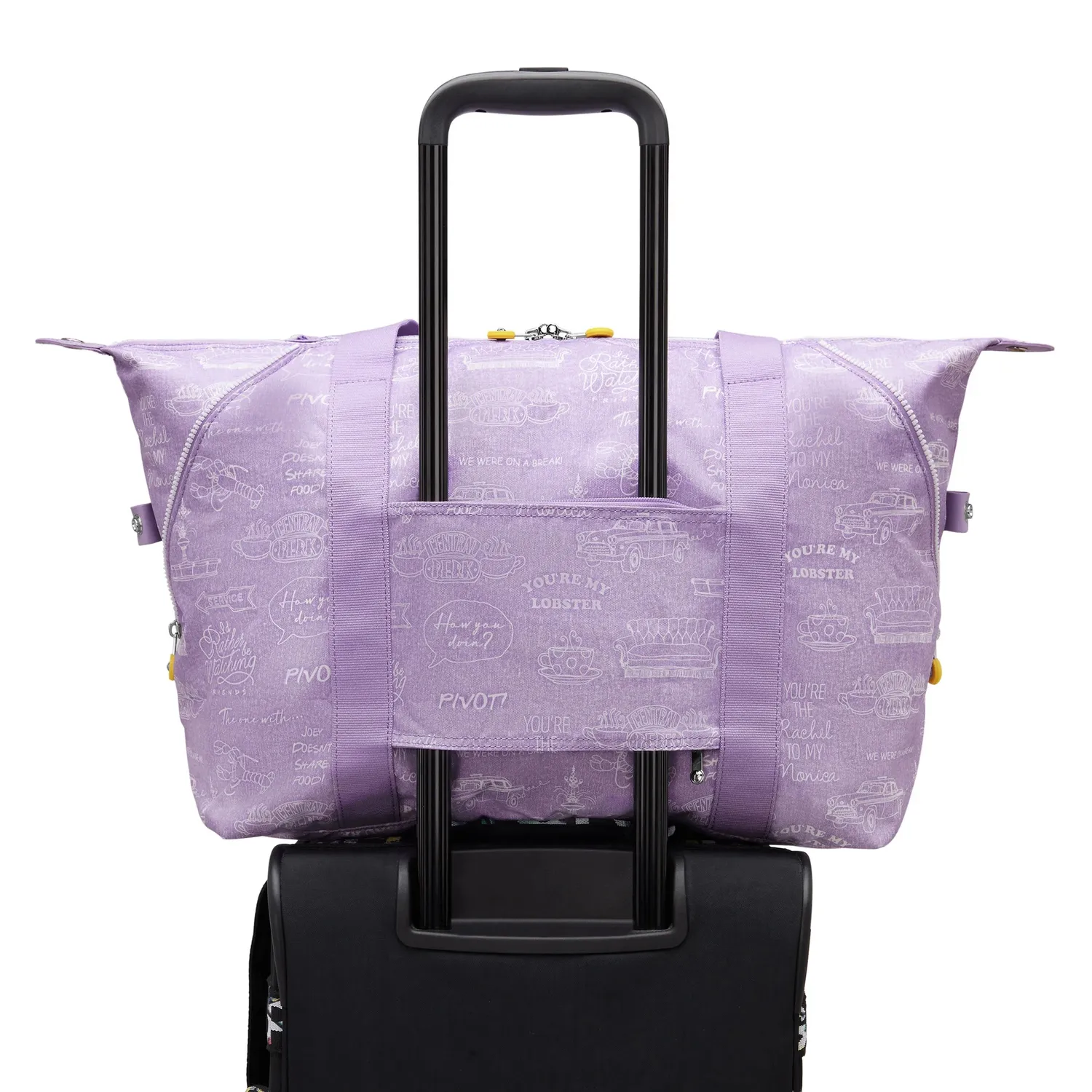 Kipling Art M draagtas Framed Lilac groot Friends