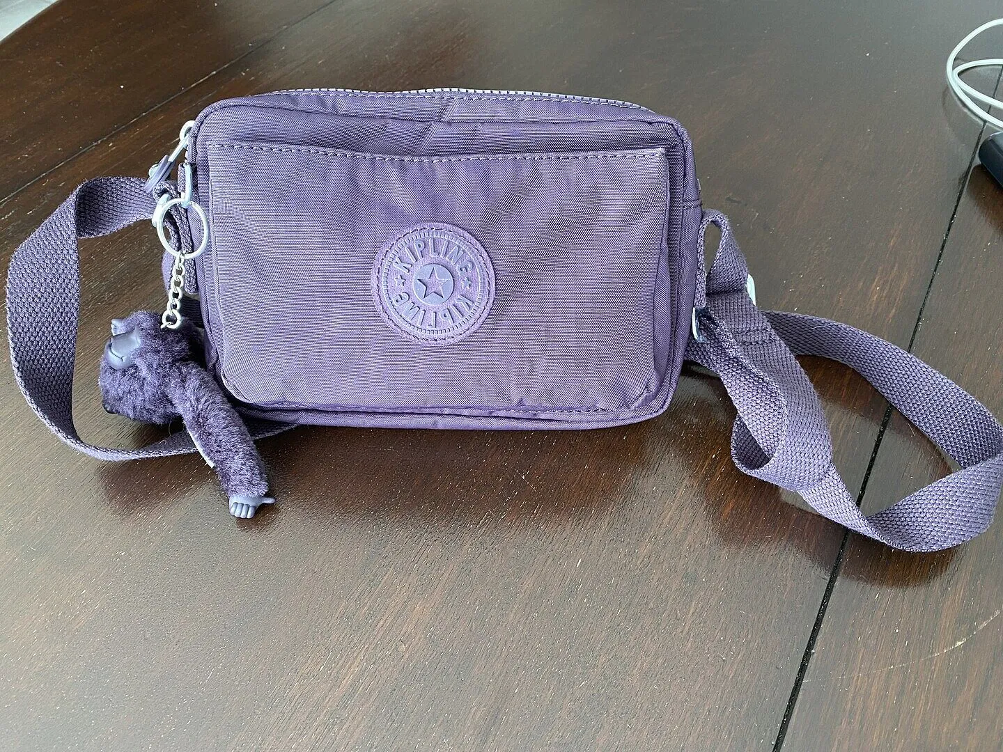 Kipling Abanu crossbody tas klein Green Moss groen