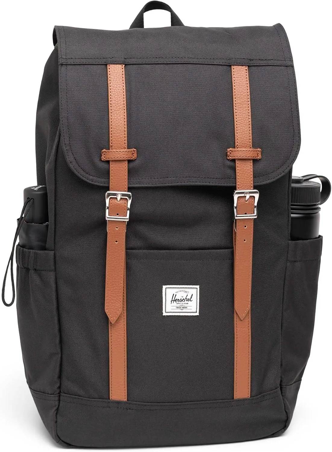 Herschel Retreat Classic 19,5L rugzak zwart met laptopvak