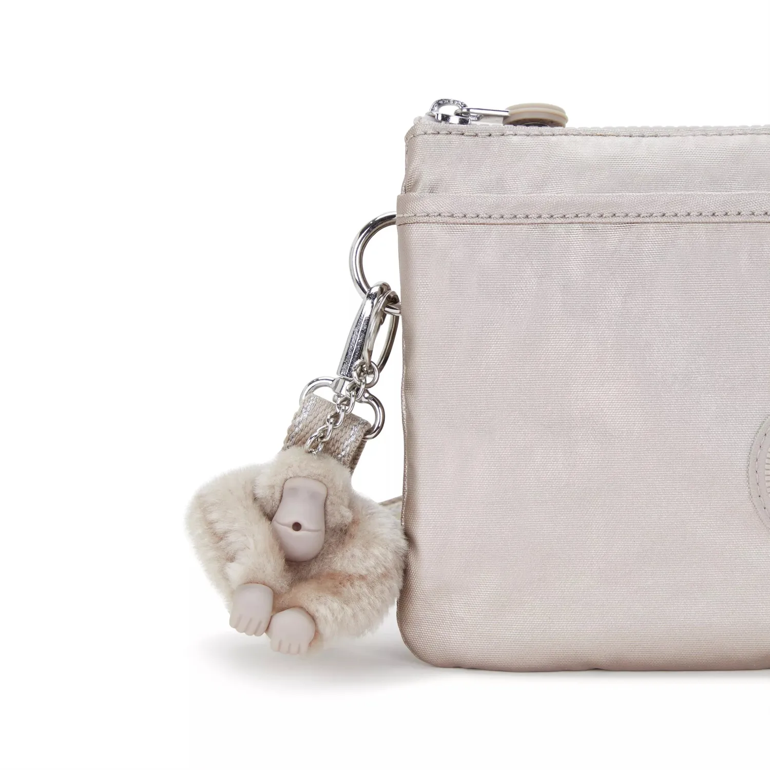 Kipling Riri crossbodytas klein Metallic Glow goudkleurig