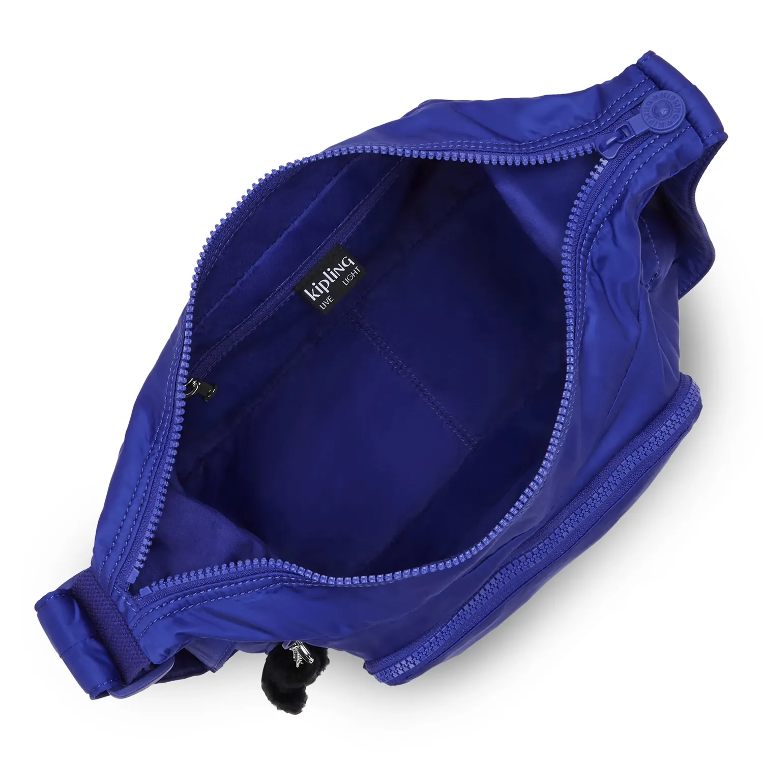 Kipling Gabb S crossbody tas Medium Entirely Cobalt met buitenvakken