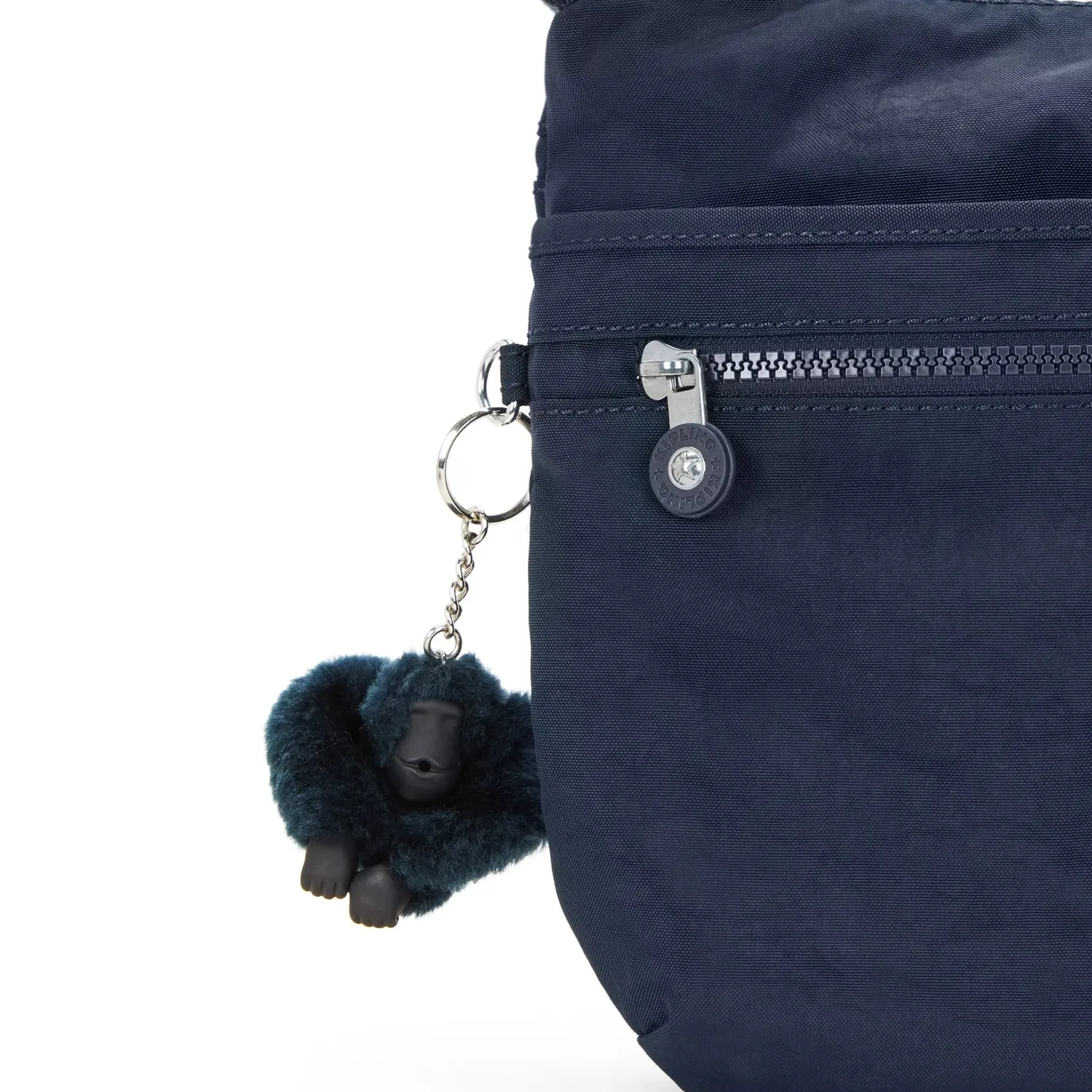 Kipling Arto schoudertas Medium Blue Bleu 2 waterafstotend