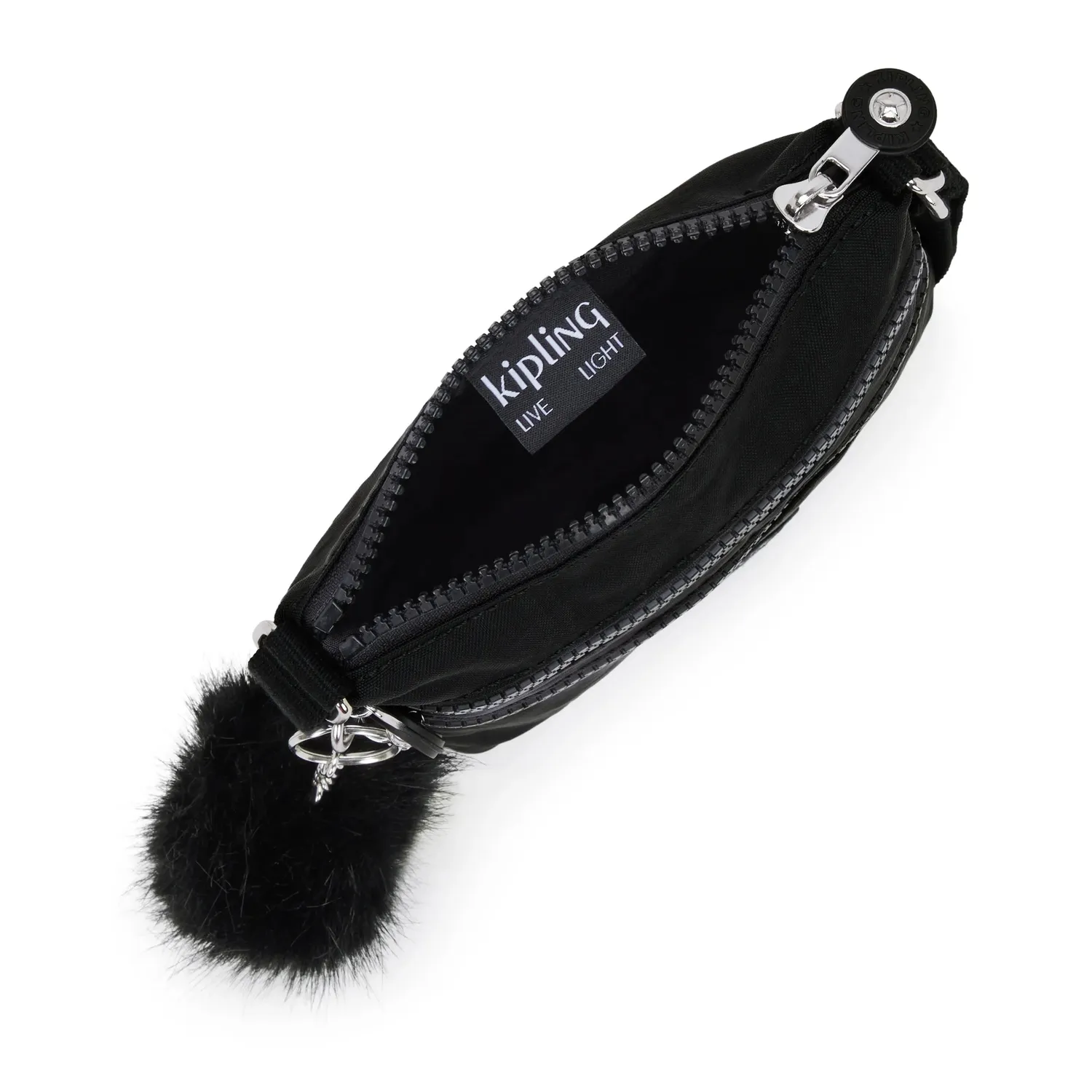 Kipling Alvar XS crossbody tas zwart klein waterafstotend