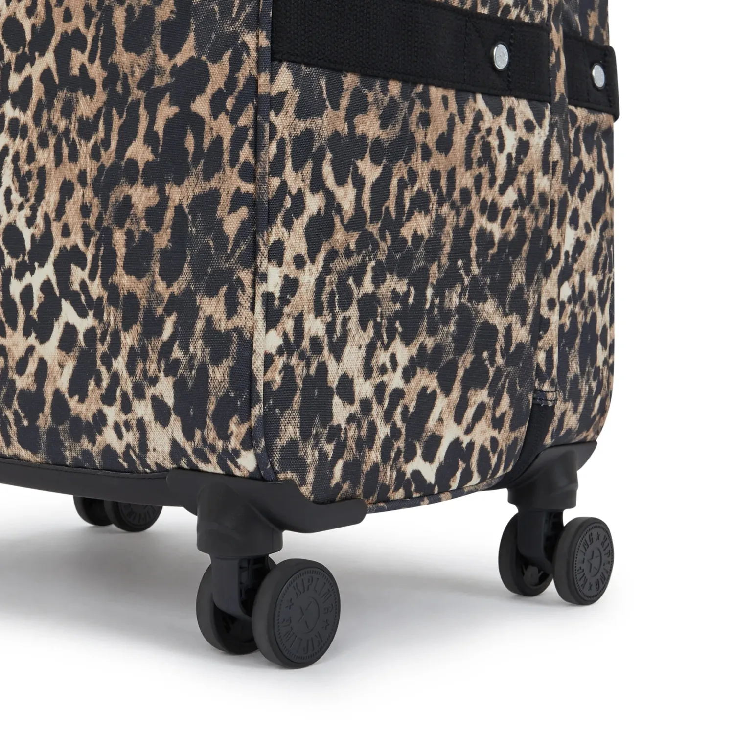 Kipling Spontaneous L koffer Wild Leopard groot TSA-slot