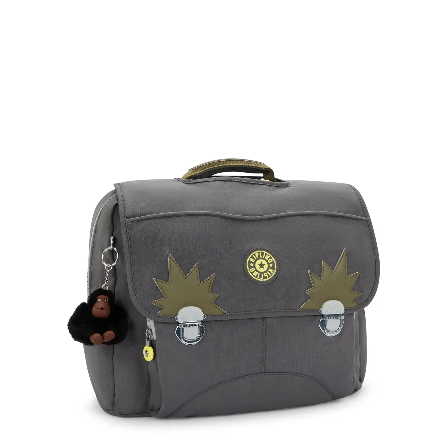 Kipling Iniko schoolrugzak Medium Back to Grey waterafstotend