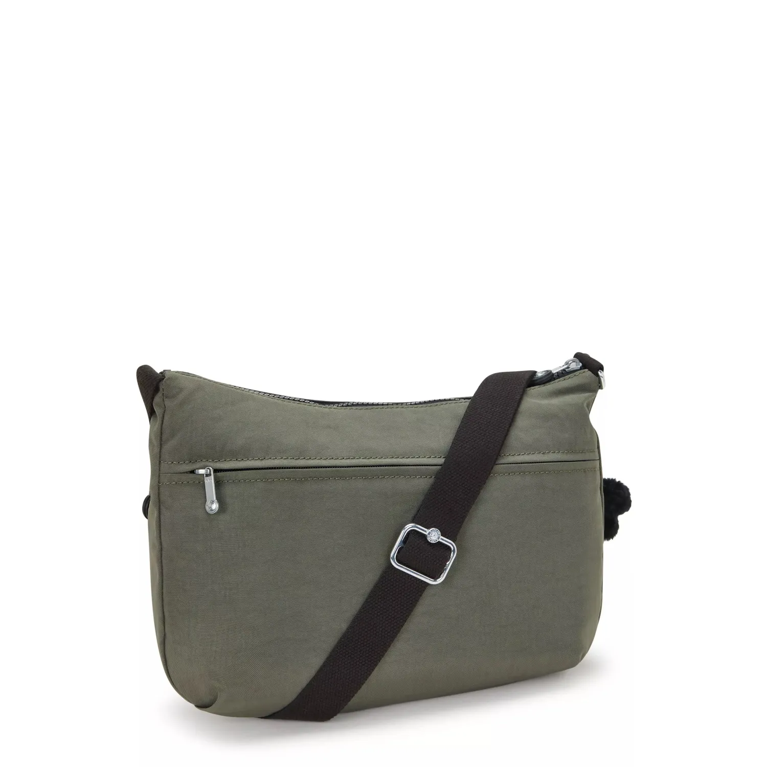 Kipling Izellah schoudertas Green Moss Medium waterafstotend