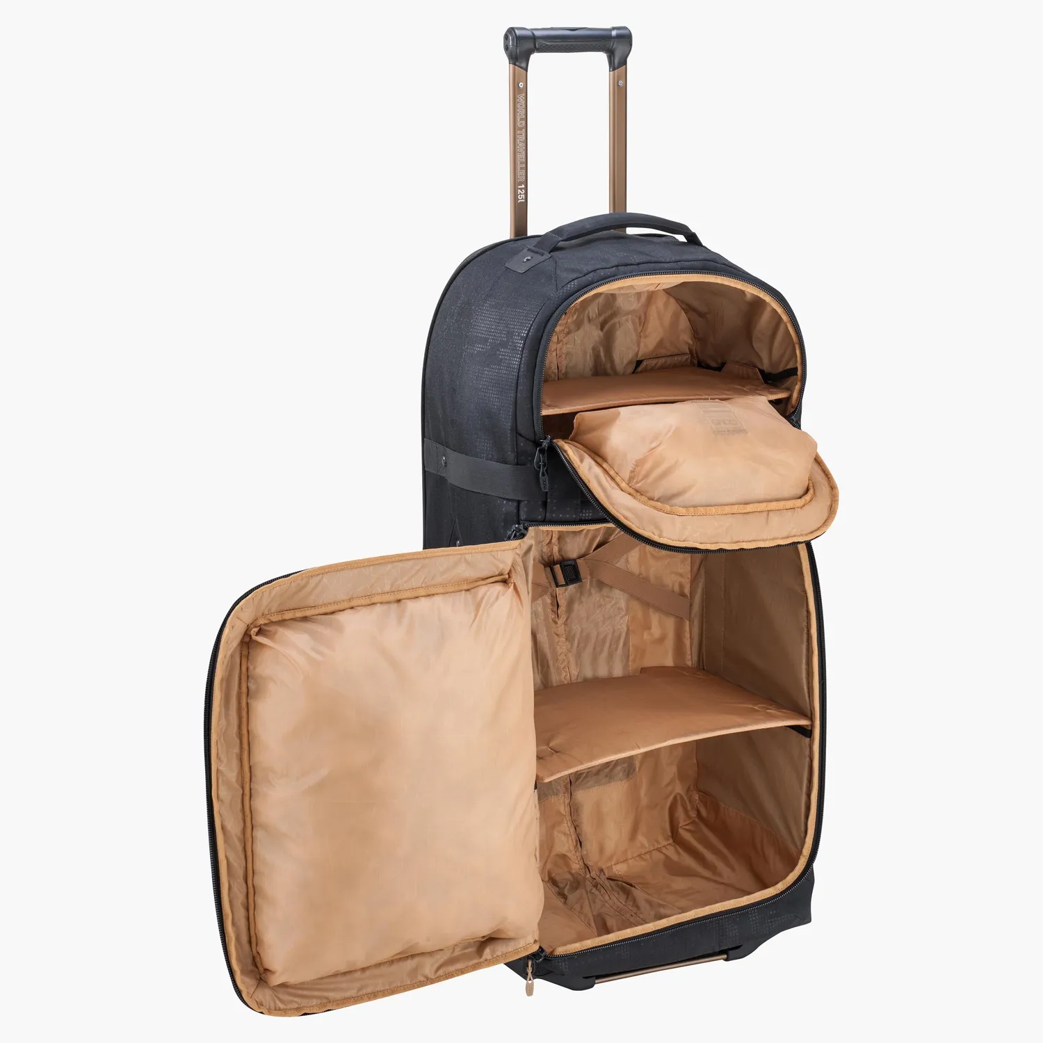 Evoc World Traveller 125 trolley zwart 125 liter