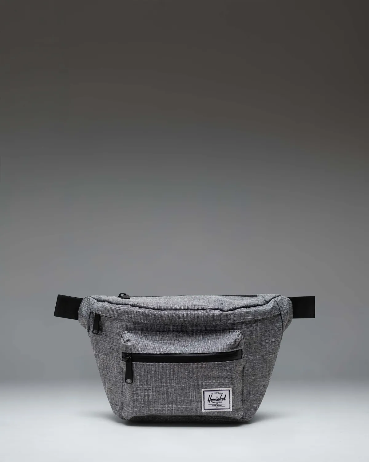 Herschel Pop Quiz Hip Pack heuptas Black met 2 vakken