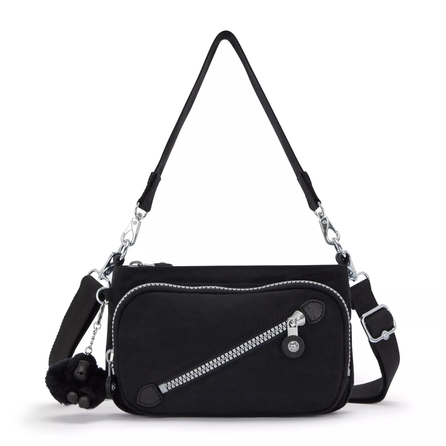 Kipling New Milos schoudertas Rapid Black klein