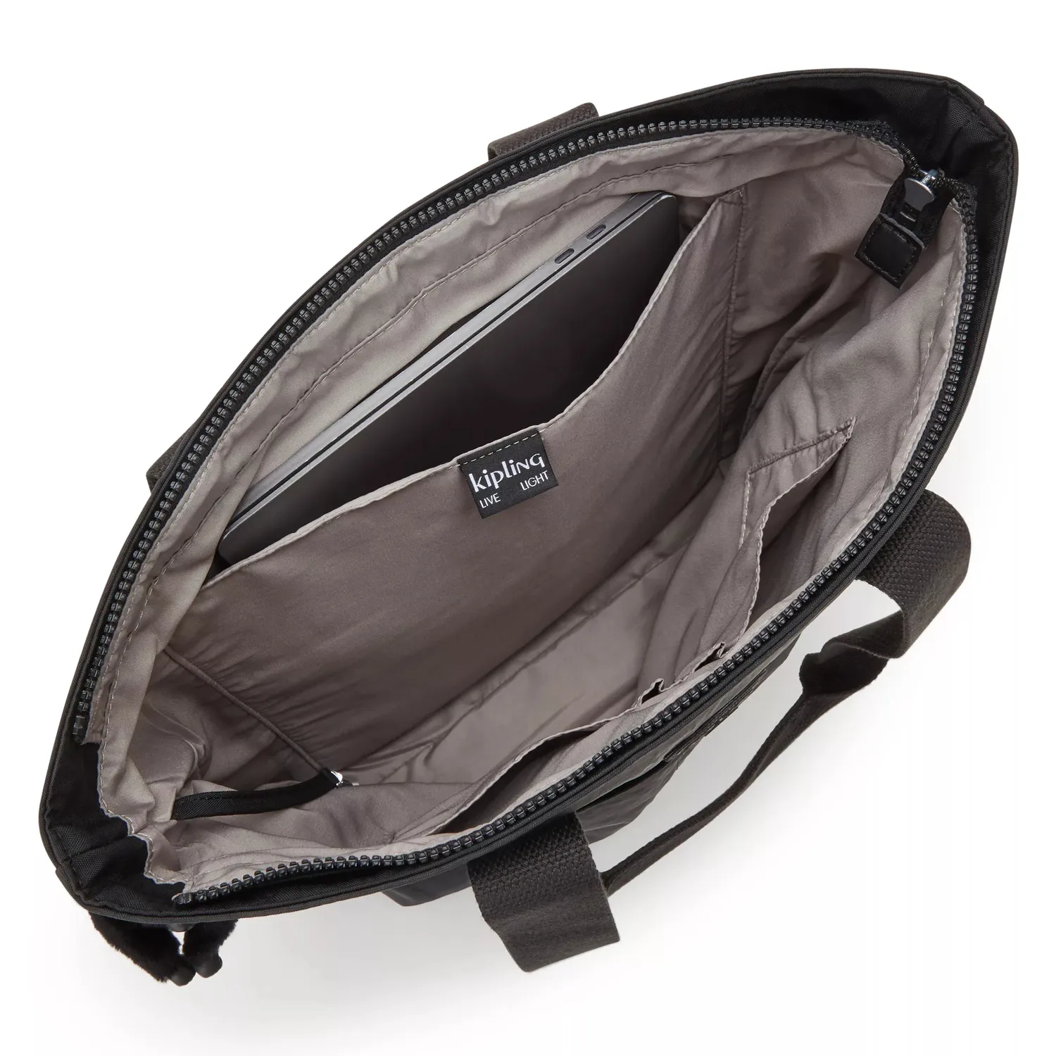 Kipling Hanifa werktas groot Black Noir 15 inch laptopvak