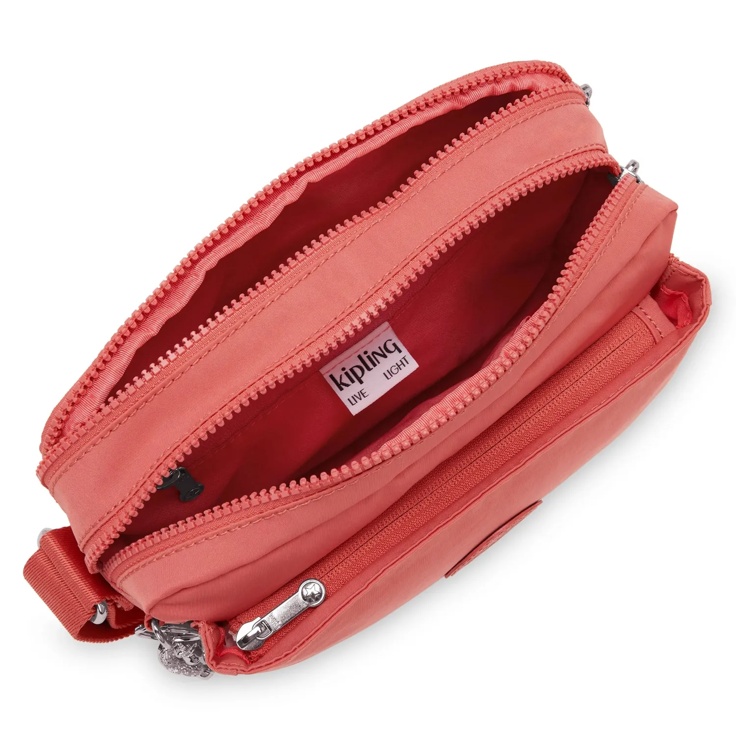 Kipling Abanu M tas Medium Misty Pink crossbody