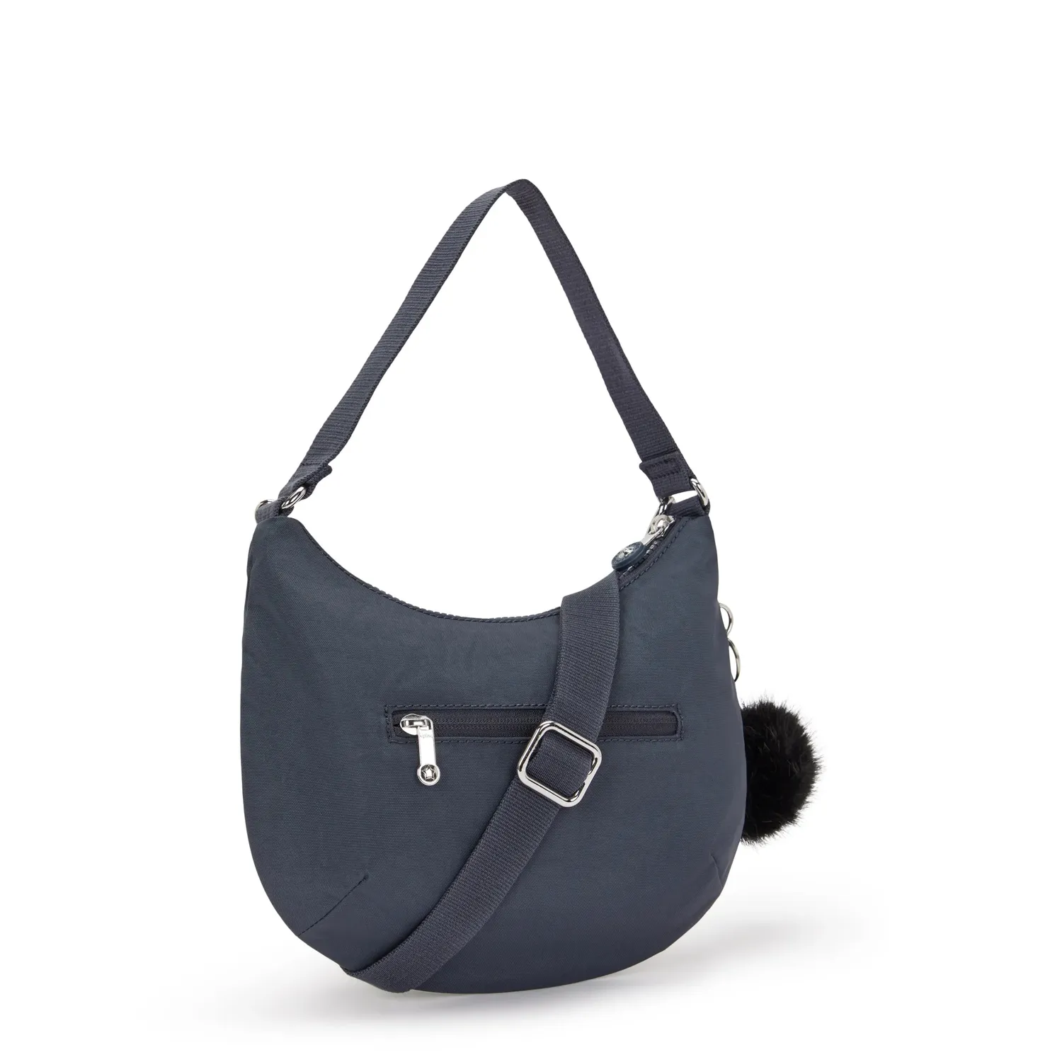 Kipling Amani schoudertas Night Grey klein minimal