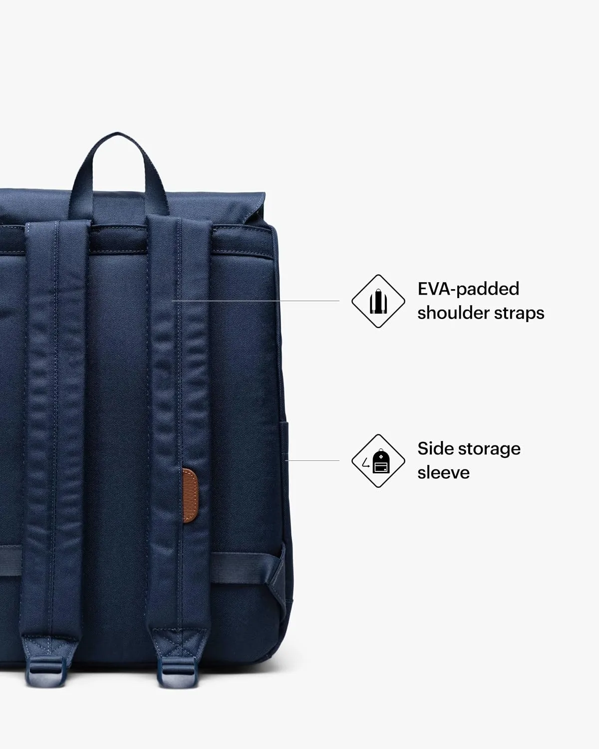 Herschel Retreat rugzak 23L zwart canvas