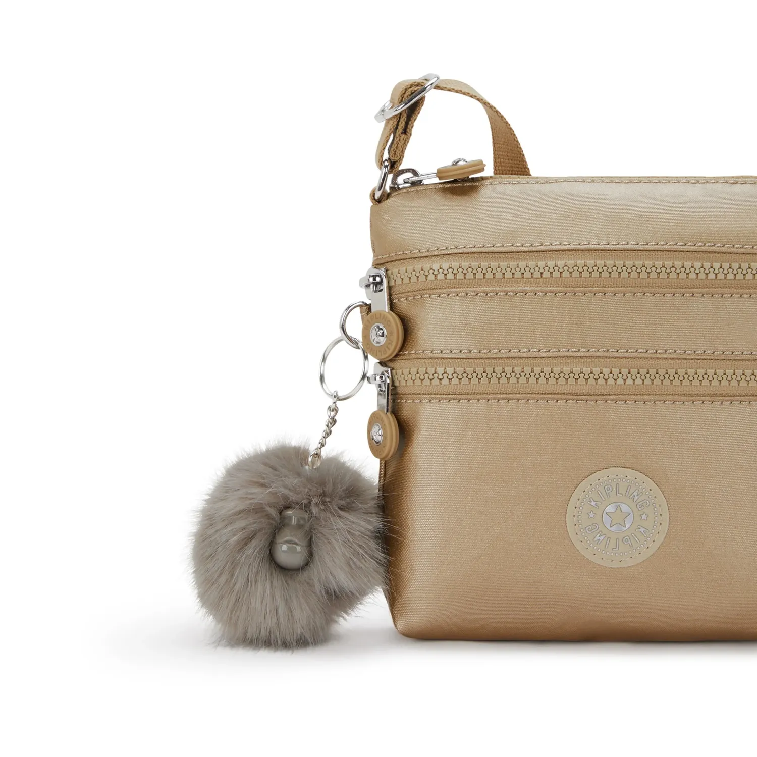 Kipling Alvar XS reistasje Echoey Gold Met klein waterafstotend