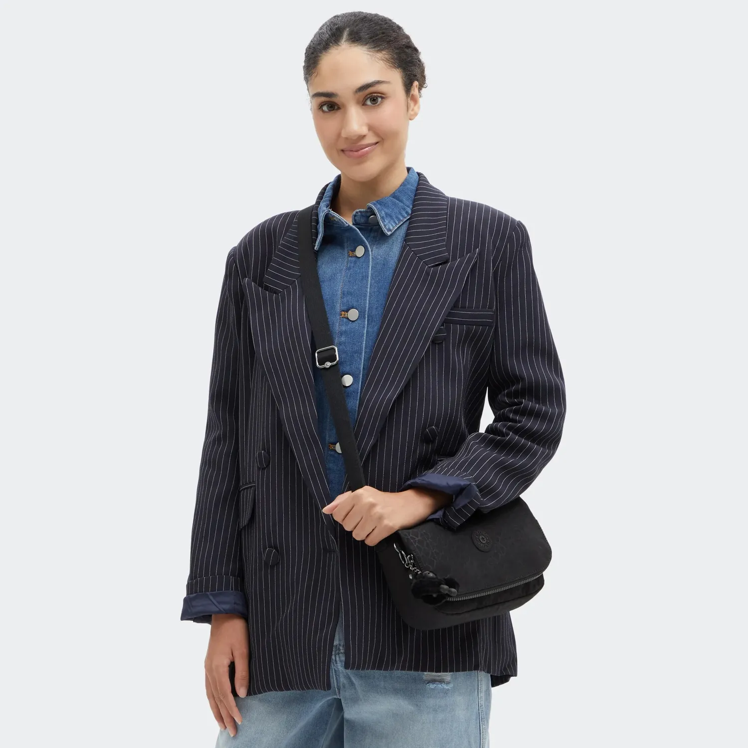 Kipling Earthbeat S crossbodytas Signature Emb Klein rits