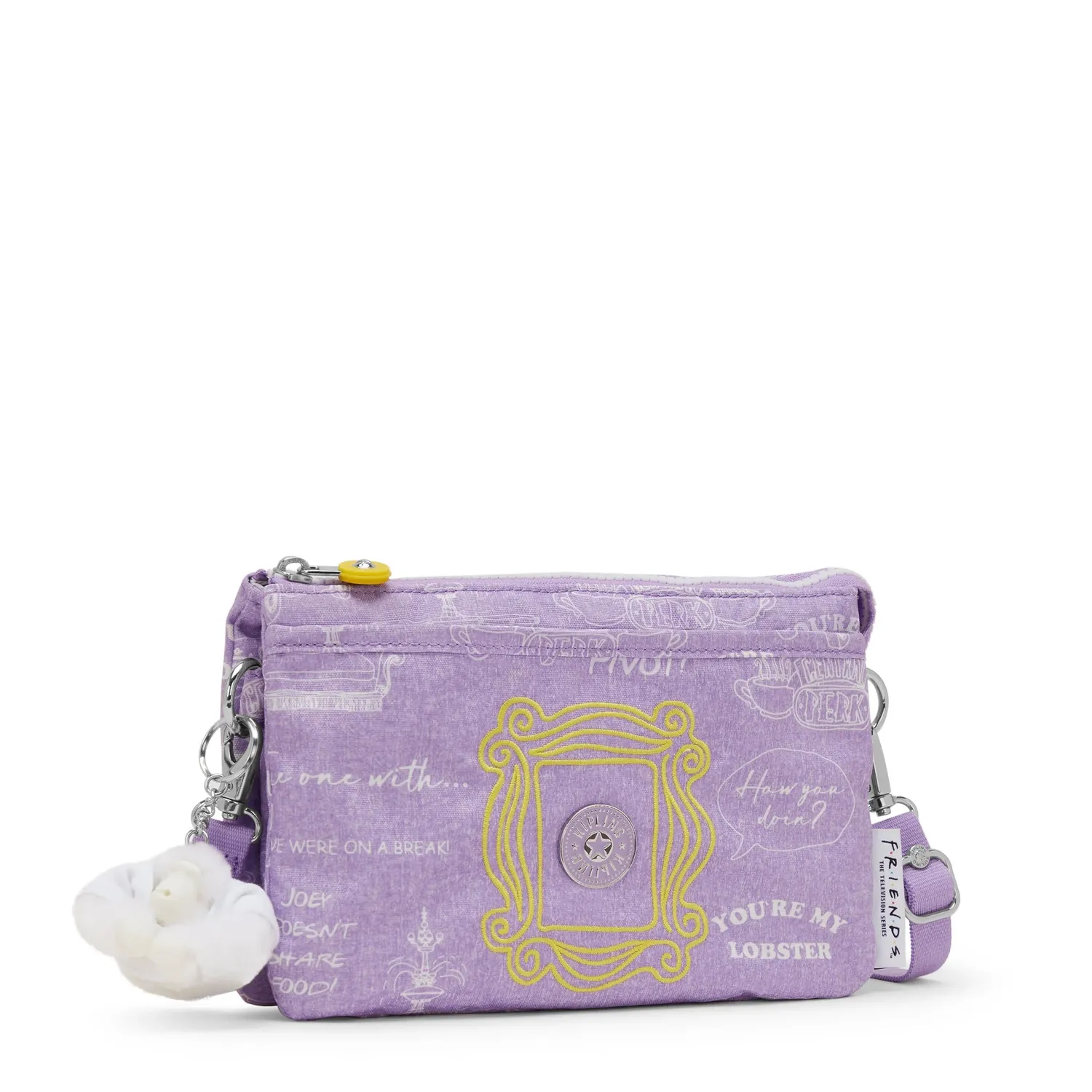 Kipling Riri crossbodytas Klein Framed Lilac waterafstotend