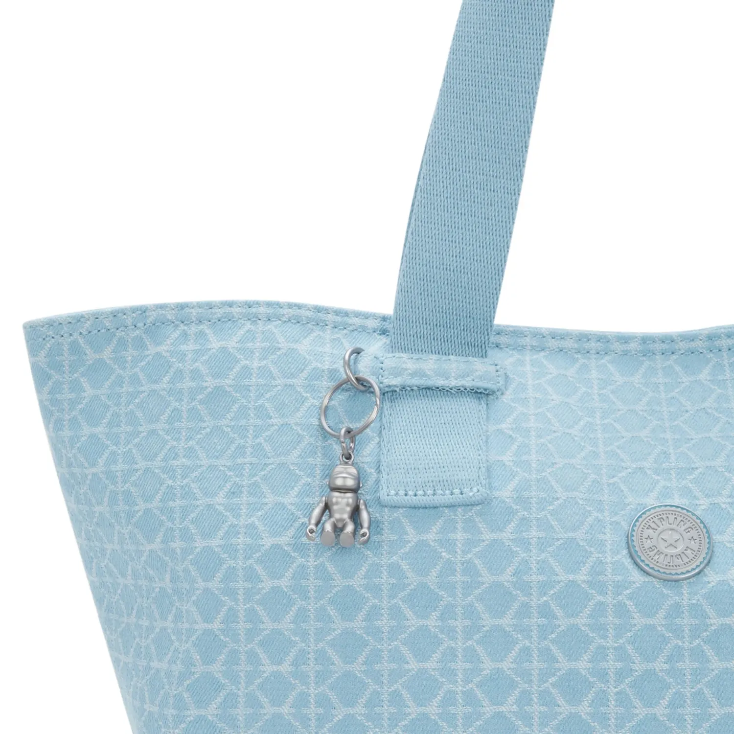 Kipling Raaja shopper Groot Light Denim A4