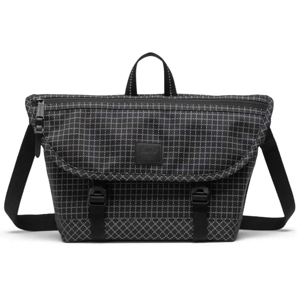 Herschel Cove messenger tas zwart bruin