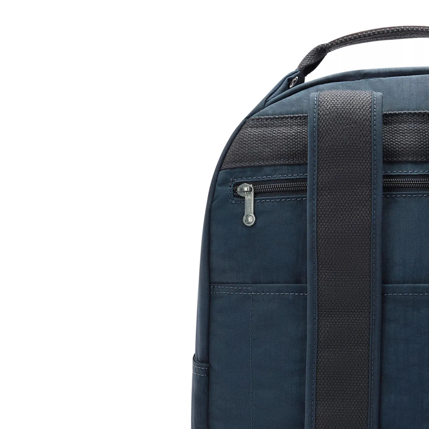 Kipling Micah rugzak Medium True Blue Tonal met laptopvak