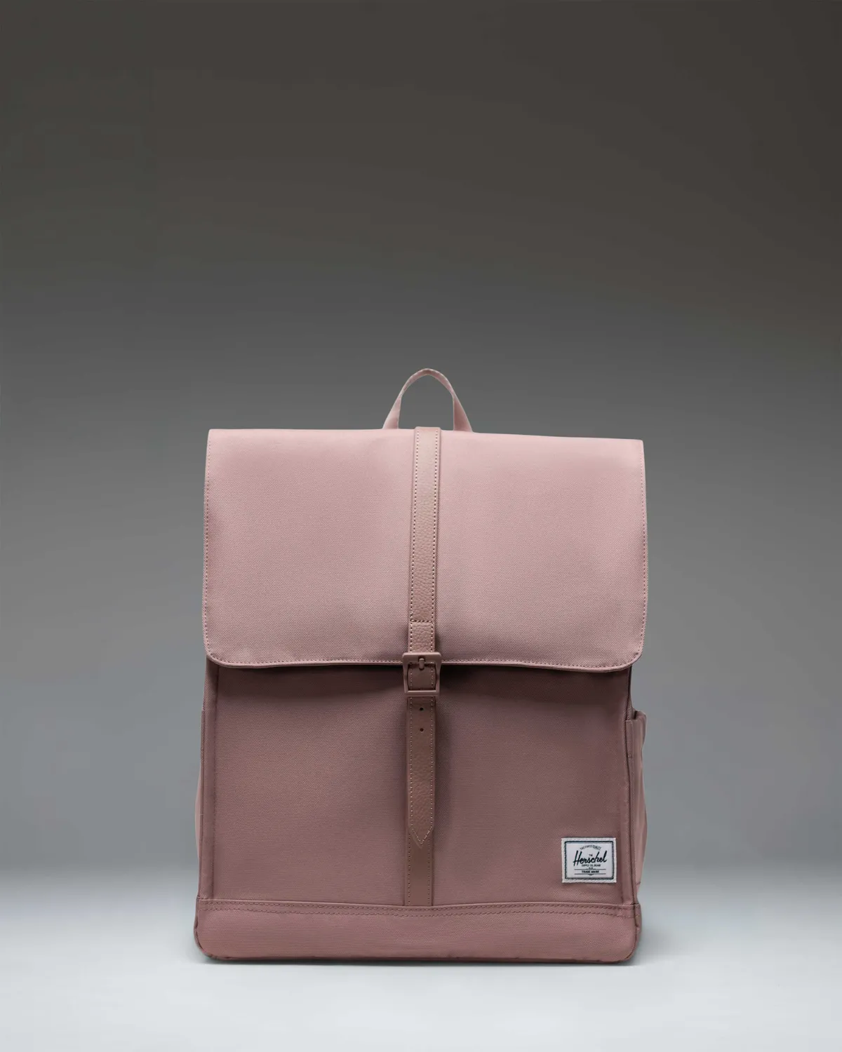 Herschel City rugzak Black gestroomlijnd
