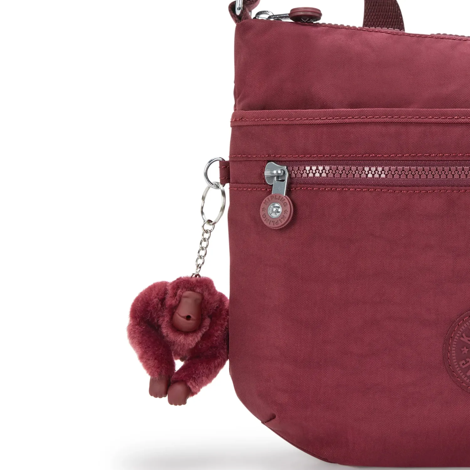 Kipling Arto schoudertas Medium Lounge Wine licht