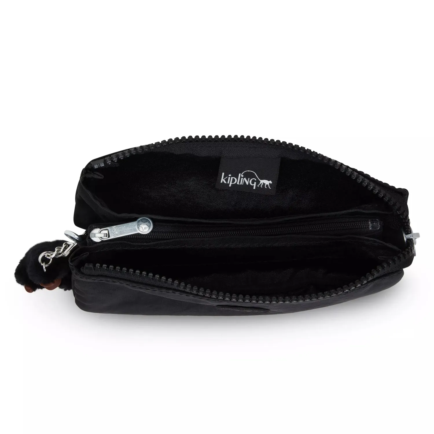 Kipling Creativity L etui Black Tonal groot zwart