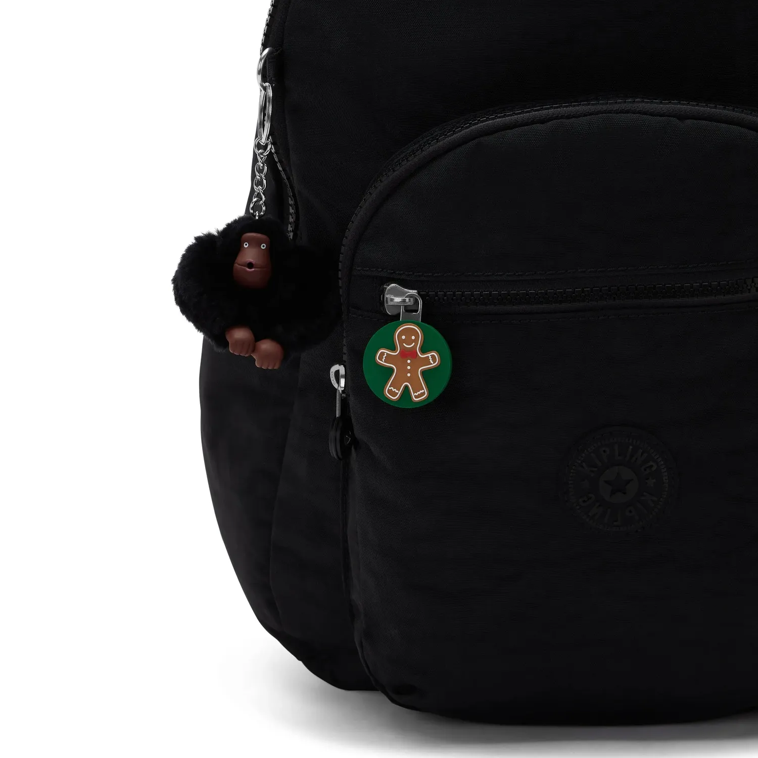 Kipling Gingerbread Man Puller ritstrekker Multicolor