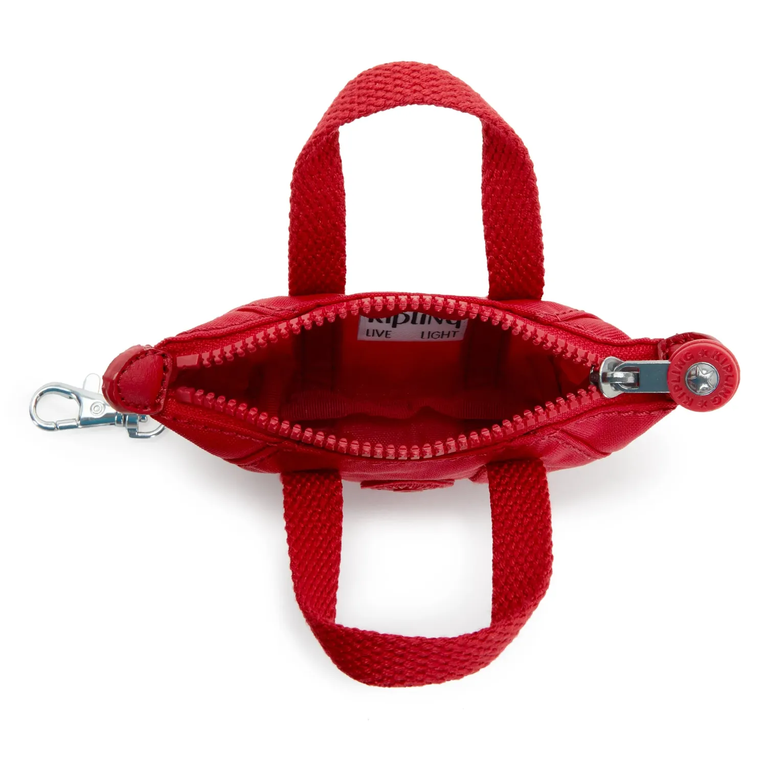 Kipling Mini Art portemonnee Ruby Red extra klein met sleutelhanger