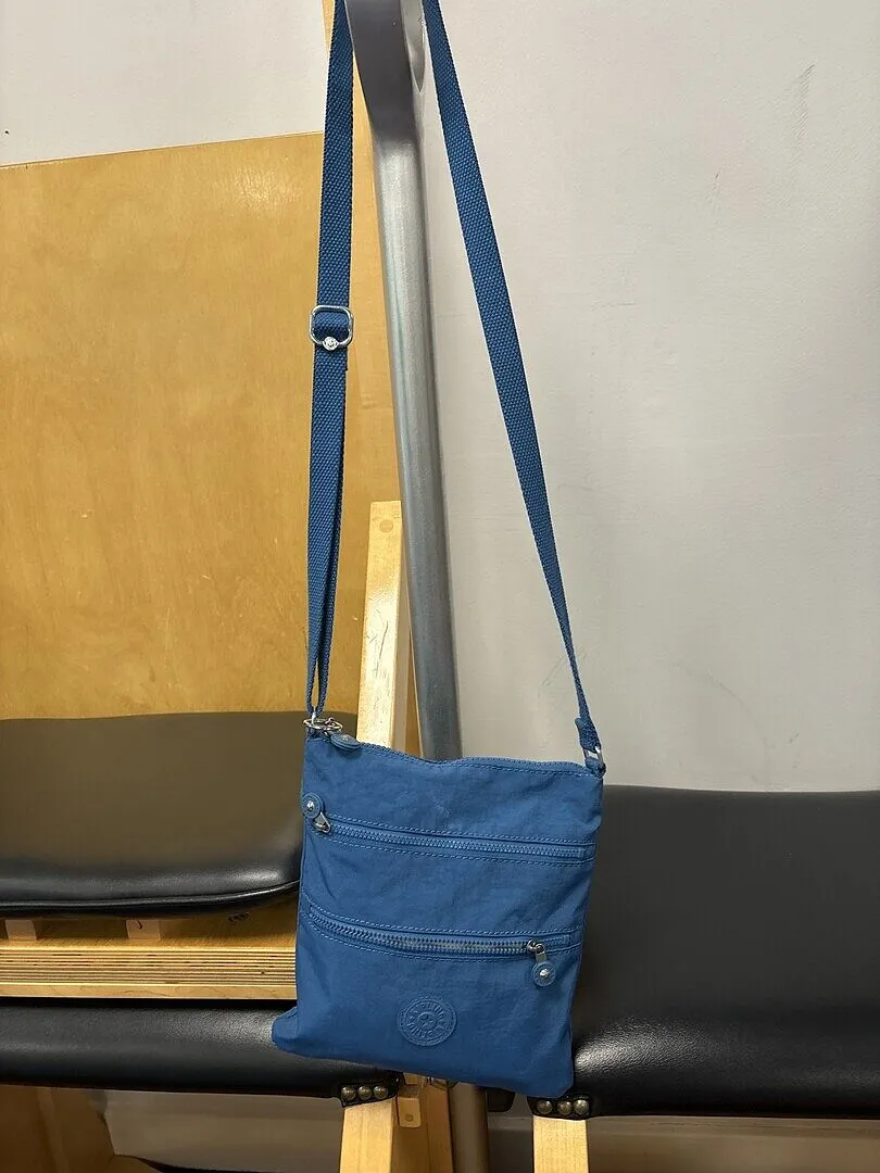 Kipling Keiko crossbody klein electric teal waterafstotend