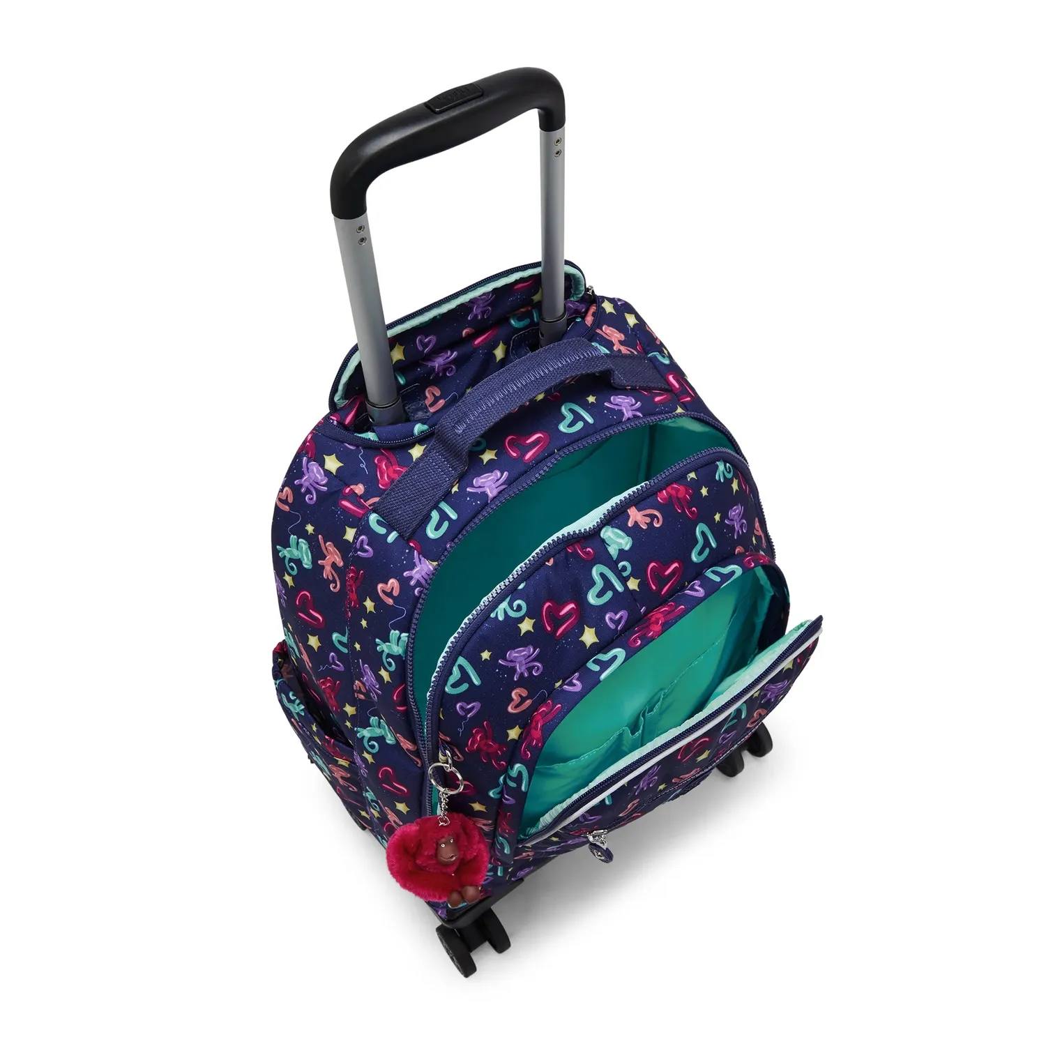 Kipling New Zea rugzak Balloon Monkey groot met wielen
