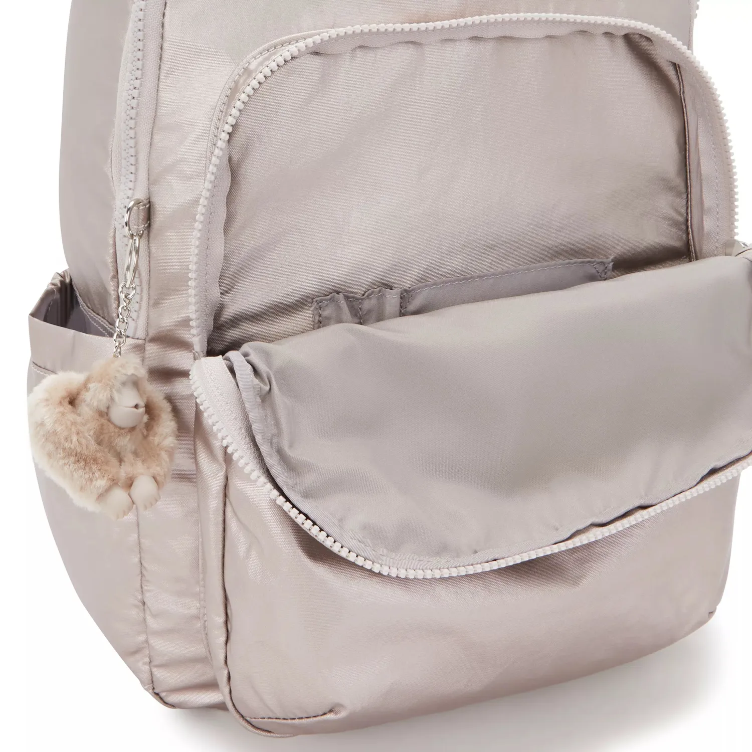 Kipling Seoul rugzak groot Metallic Glow 15 inch laptopvak