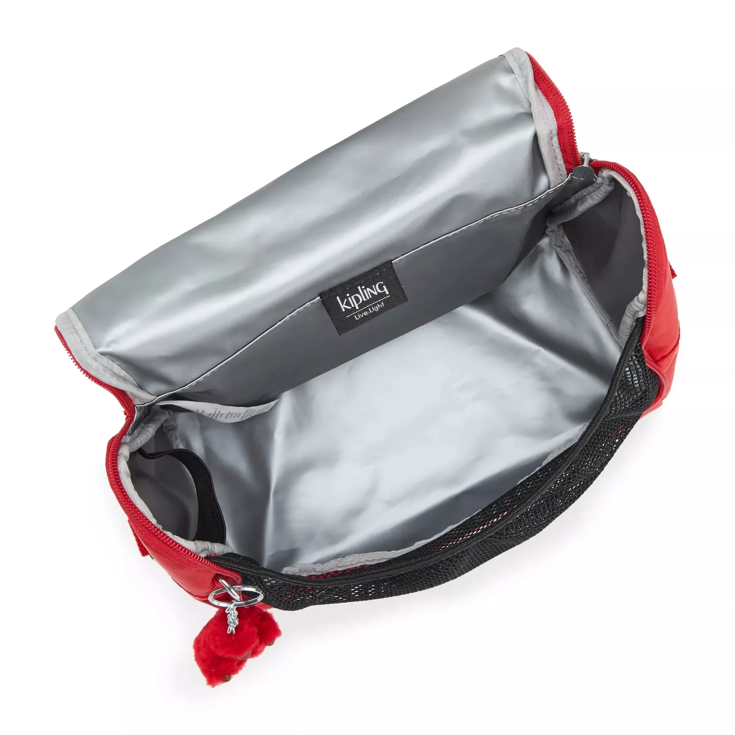 Kipling New Kichirou lunchtas Groot Cherry Tonal trolleybevestiging