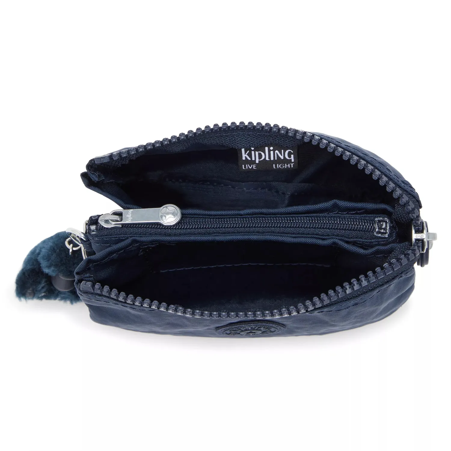 Kipling Creativity S portemonnee Blue Bleu 2 klein met rits