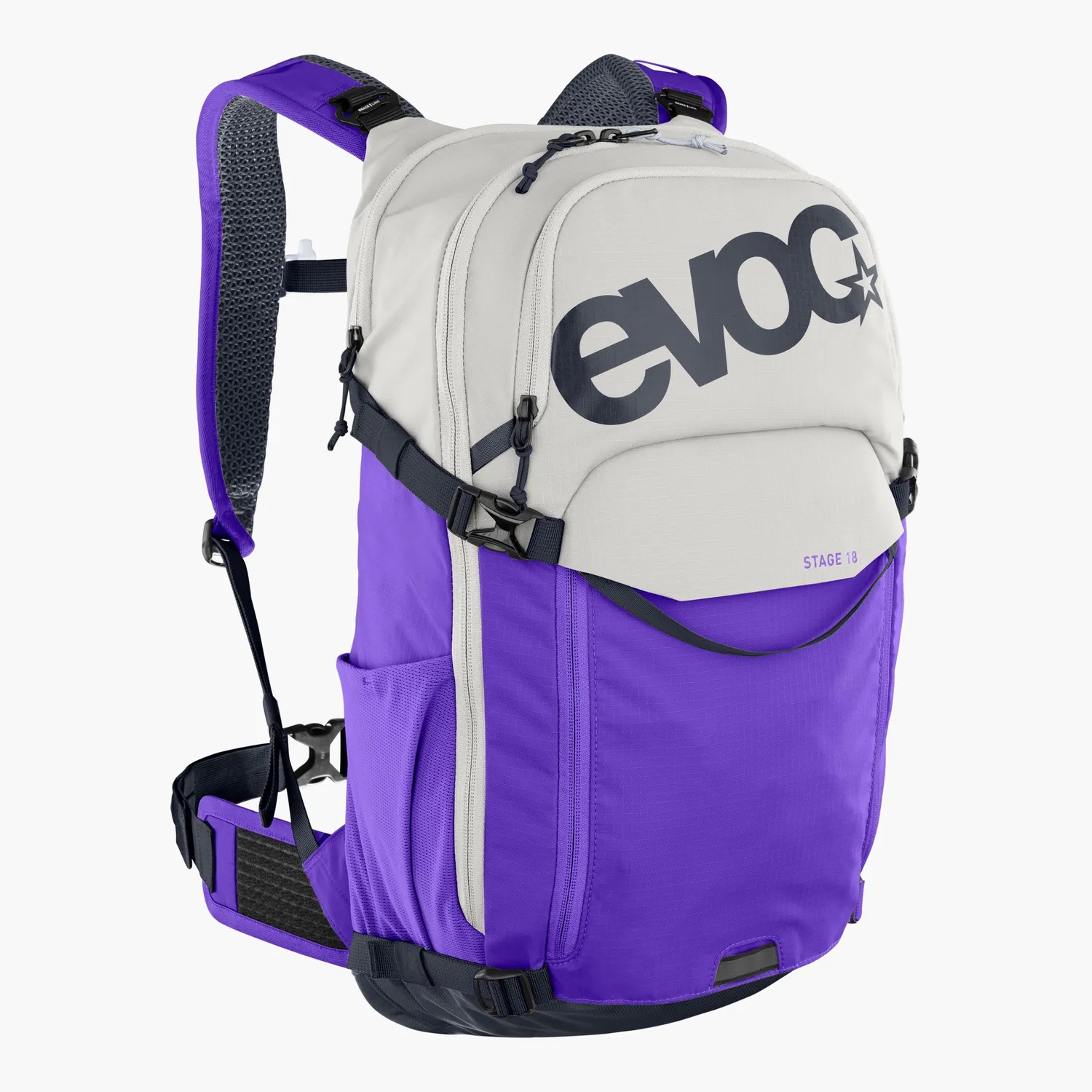 Evoc Stage 18 mountainbike rugzak zwart 18 liter