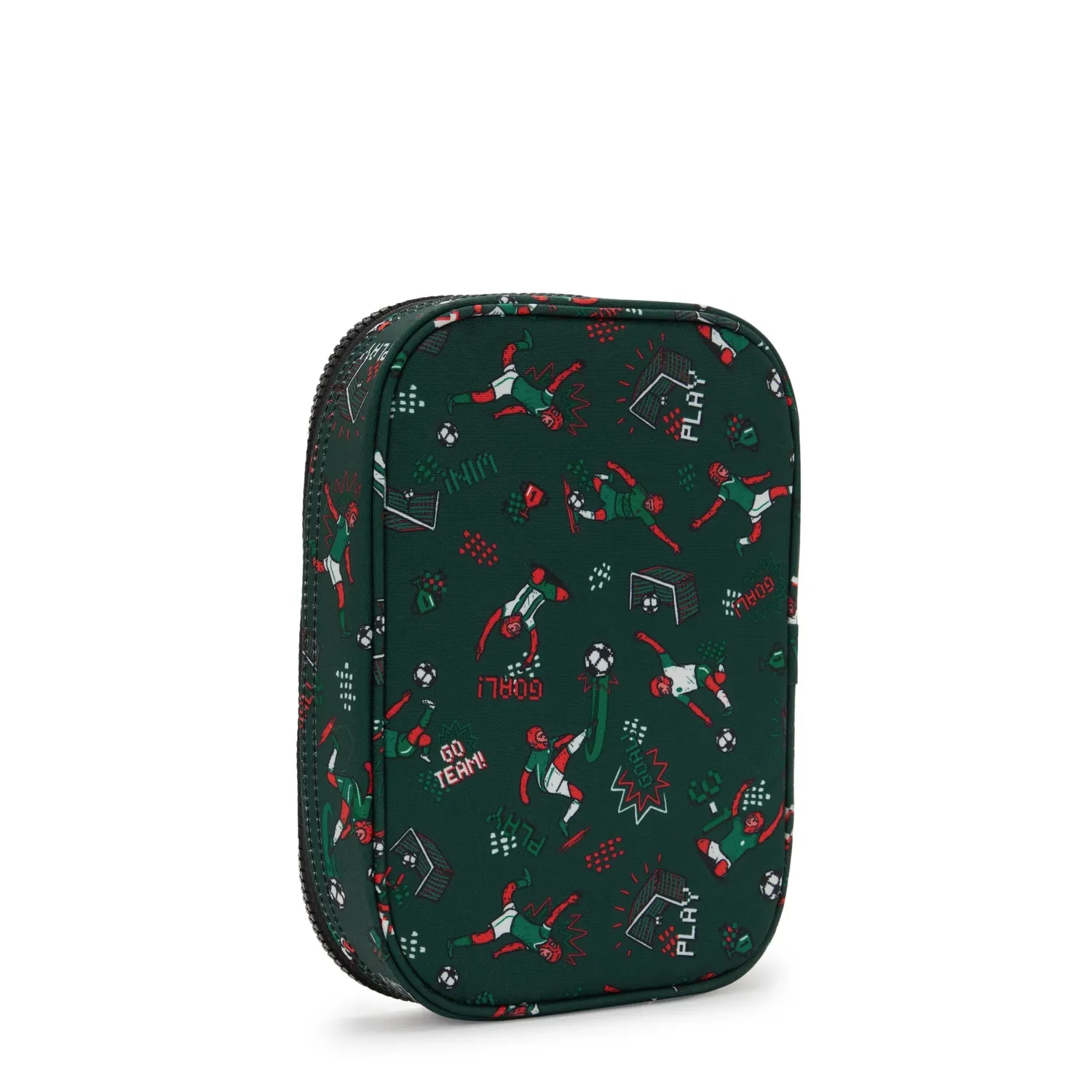 Kipling 100 Pens pennenzak Soccer Print groot waterafstotend