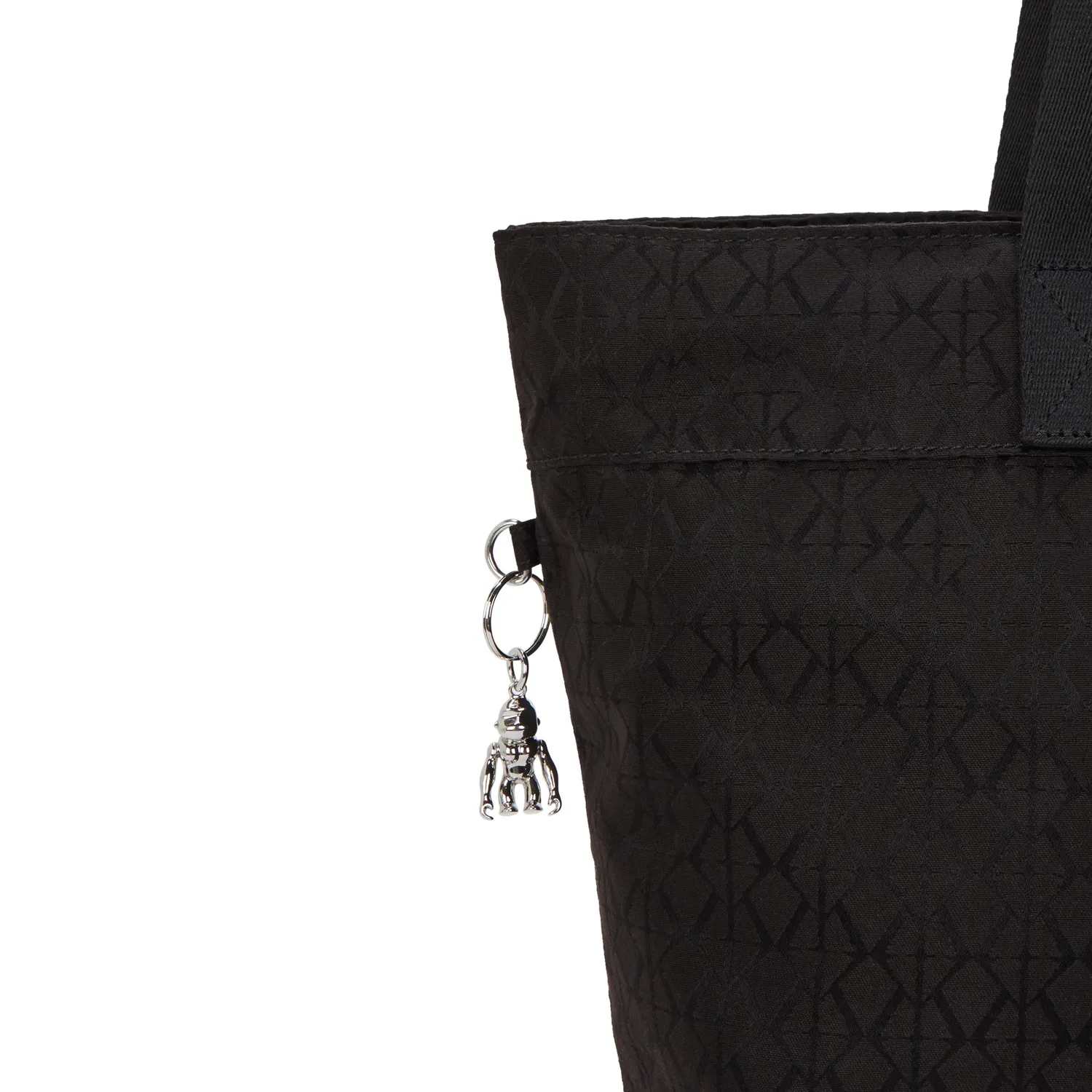 Kipling Colissa Up schoudertas Groot Noir Sign Jq laptopvak