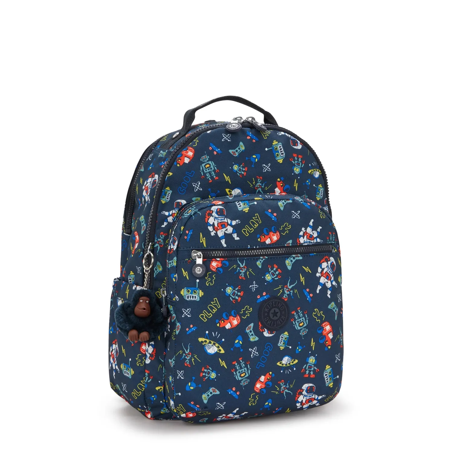 Kipling Seoul Lap rugzak Groot Space Game 15 inch laptopvak