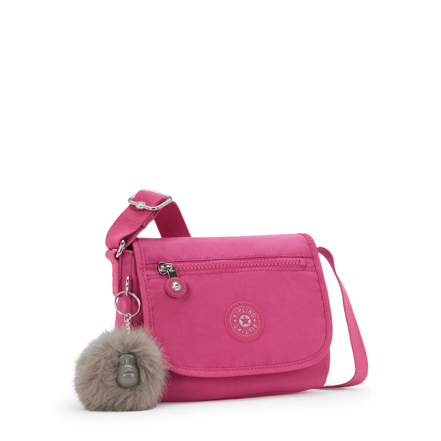 Kipling Sabian U crossbodytas klein escape fuchsia