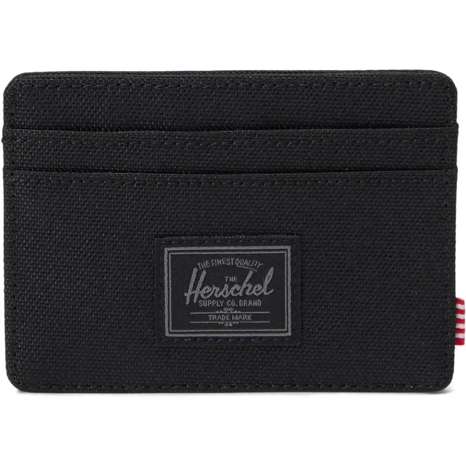 Herschel Charlie Cardholder portemonnee Black Tonal zwart