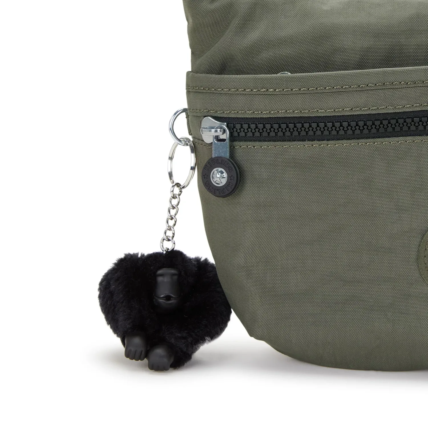 Kipling Arto S schoudertas Green Moss klein – waterafstotend