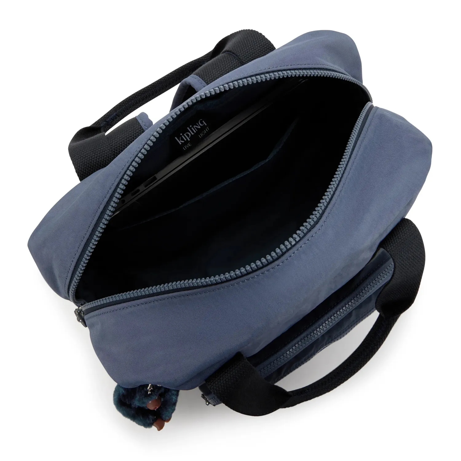 Kipling Buddy rugzak Game Grey Medium met laptopvak