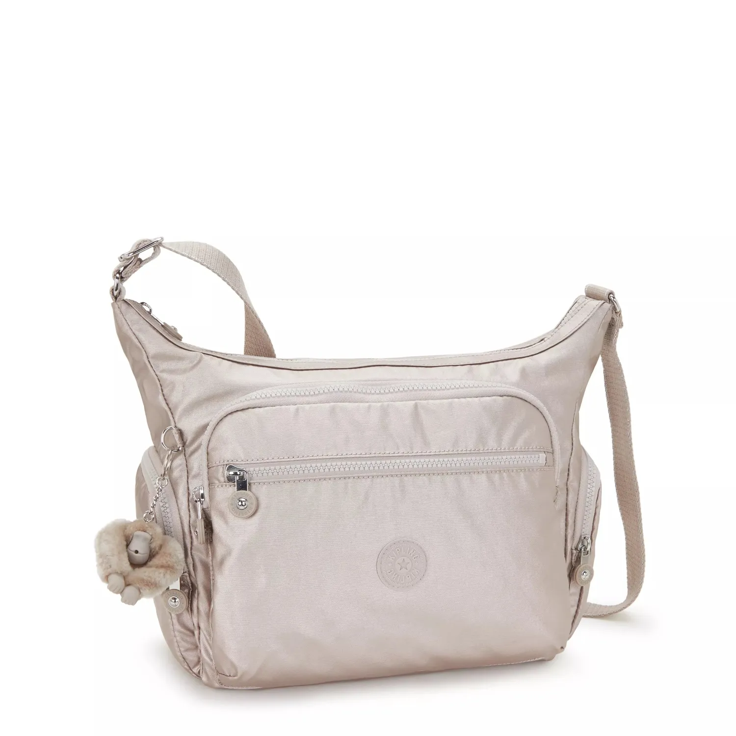 Kipling Gabbie crossbody tas Metallic Glow medium lichtgewicht